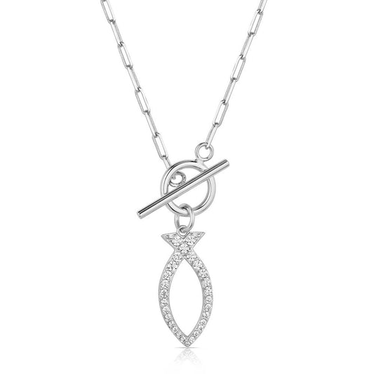 'Graceful Waters' Cross Necklace by Montana Silversmiths®