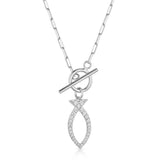 'Graceful Waters' Cross Necklace by Montana Silversmiths®