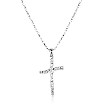 'Bend But Don't Break' Cross Necklace by Montana Silversmiths®