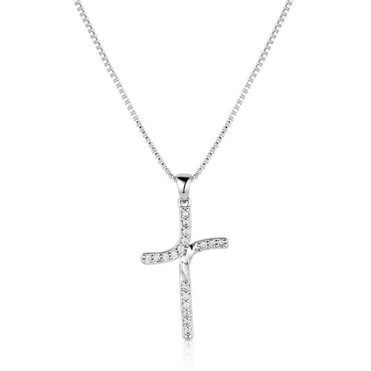 'Bend But Don't Break' Cross Necklace by Montana Silversmiths®