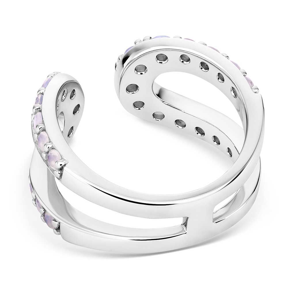 'In the Loop' White Opal Ring by Montana Silversmiths®