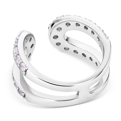 'In the Loop' White Opal Ring by Montana Silversmiths®