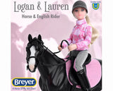 English Horse & Rider 'Logan & Lauren' Set by Breyer®