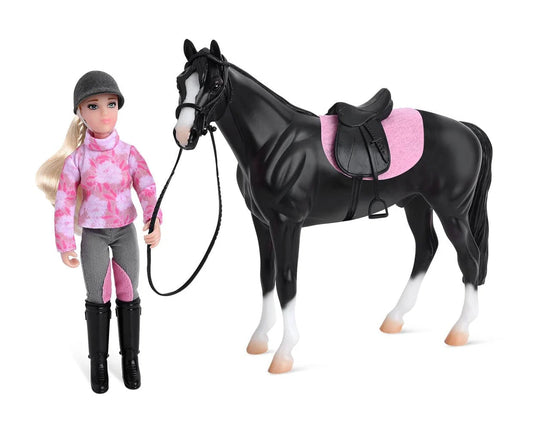 English Horse & Rider 'Logan & Lauren' Set by Breyer®