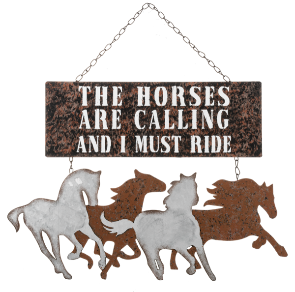 'Horses are Calling' Sign by Ganz®