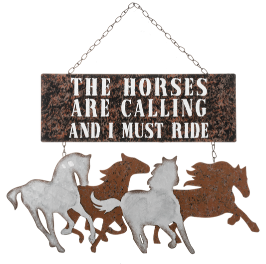'Horses are Calling' Sign by Ganz®