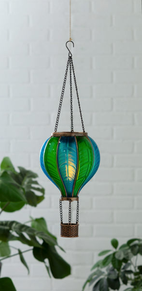 Solar Light Up Hot Air Balloon by Ganz®