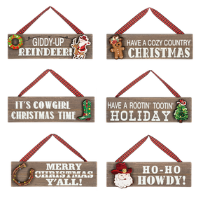 Western Christmas Signs by Ganz®