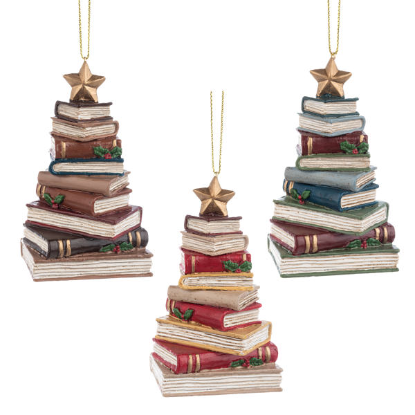 Book Christmas Tree Ornament by Ganz®