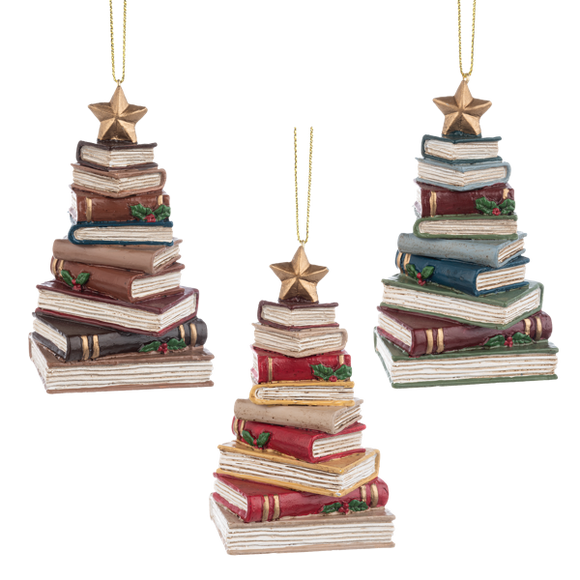 Book Christmas Tree Ornament by Ganz®