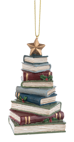 Book Christmas Tree Ornament by Ganz®