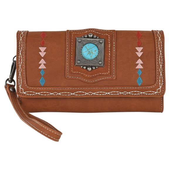 Concho & Embroidery Women's Wallet by Catchfly®