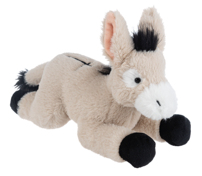 Donkey stuffy from Ganz on a white background