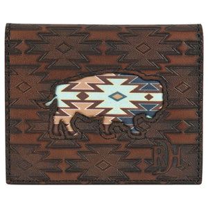 Southwest Bison Bifold Men's Wallet by Red Dirt Hat Co®