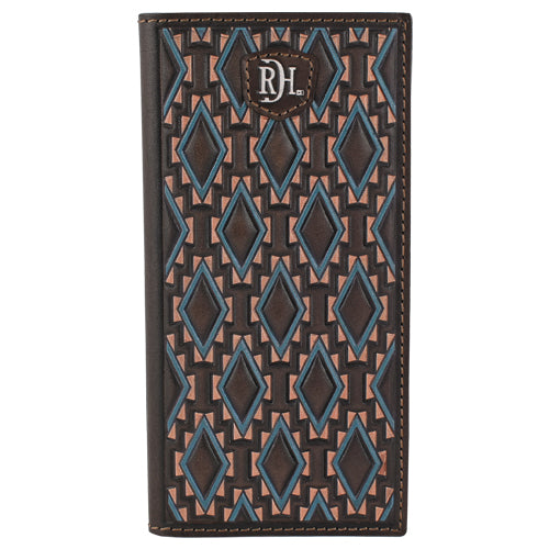 Orange & Blue Southwest Geo Men's Rodeo Wallet by Red Dirt Hat Co®