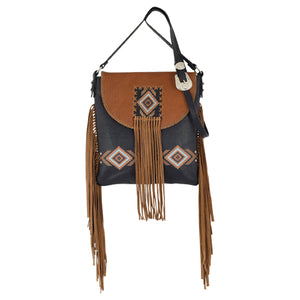 Black & Rust Southwest Crossbody Purse by Red Dirt Hat Co®