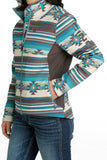 Teal Southwest Logo Softshell Women's Jacket by Cinch®