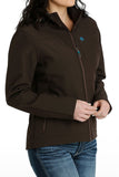 Brown Serape Logo Softshell Women's Jacket by Cinch®