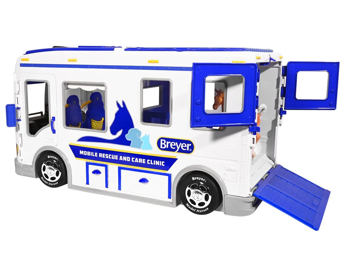 Breyer mobile care clinc toy on a white background