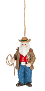 Cowboy Santa Ornament by Ganz®