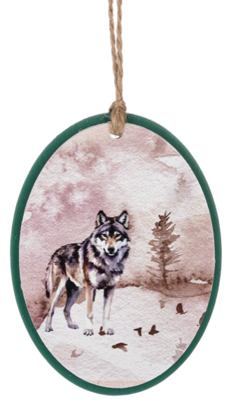 Oval Woodland Animal Ornament by Ganz®