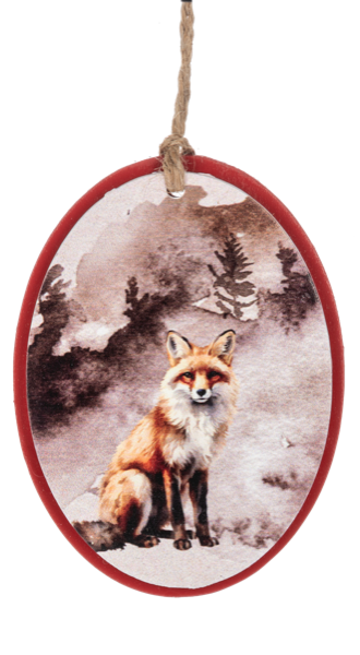 Oval Woodland Animal Ornament by Ganz®