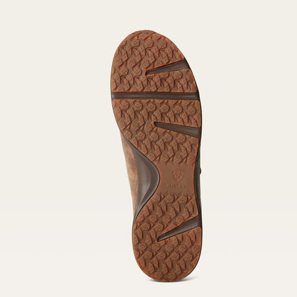 sole of an Ariat shoe on a white background