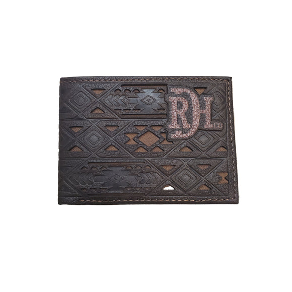 Aztec Filigree Bifold Men's Wallet by Red Dirt Hat Co®