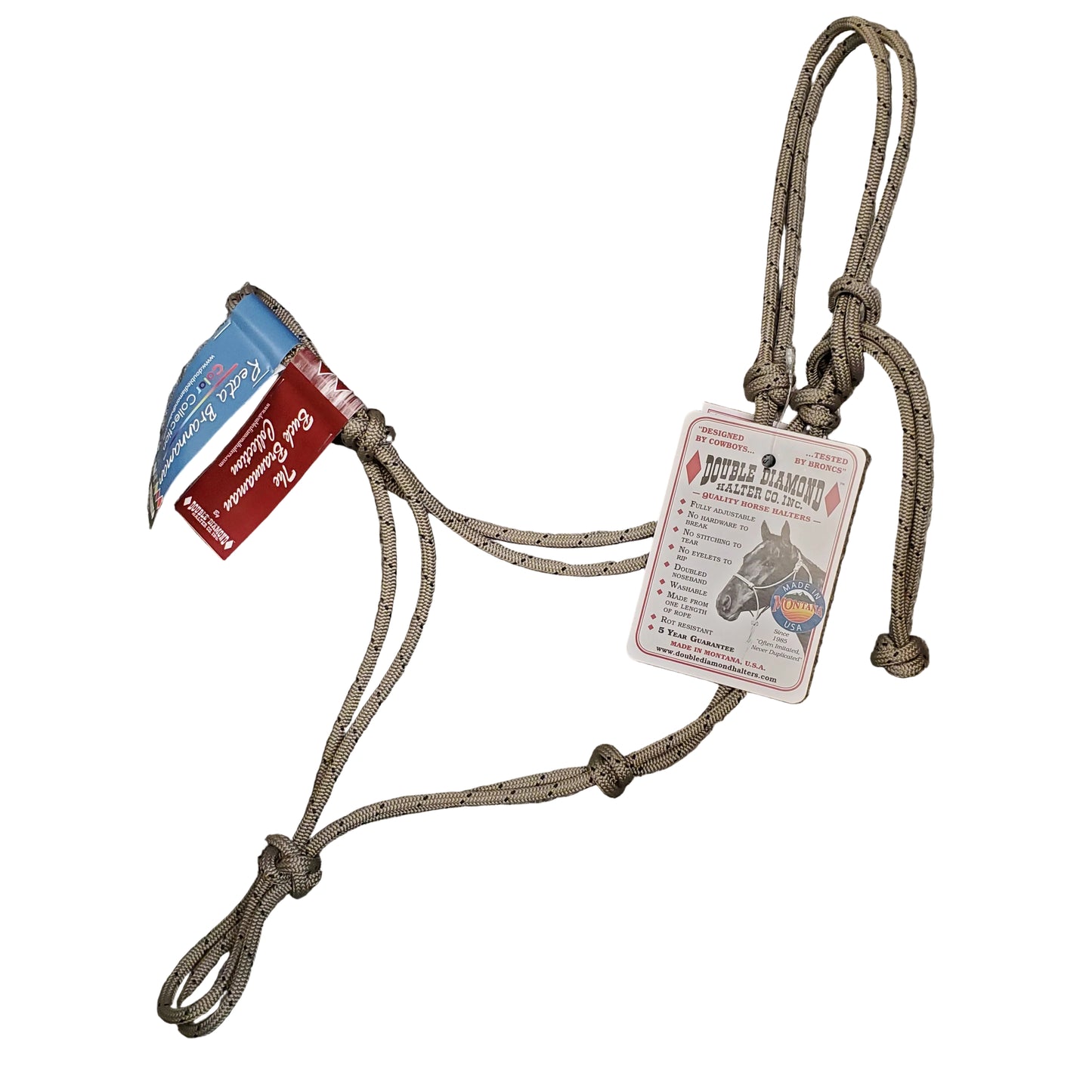 'The Buck Brannaman Collection' #124 Series Rope Halter by Double Diamond -COB SIZE