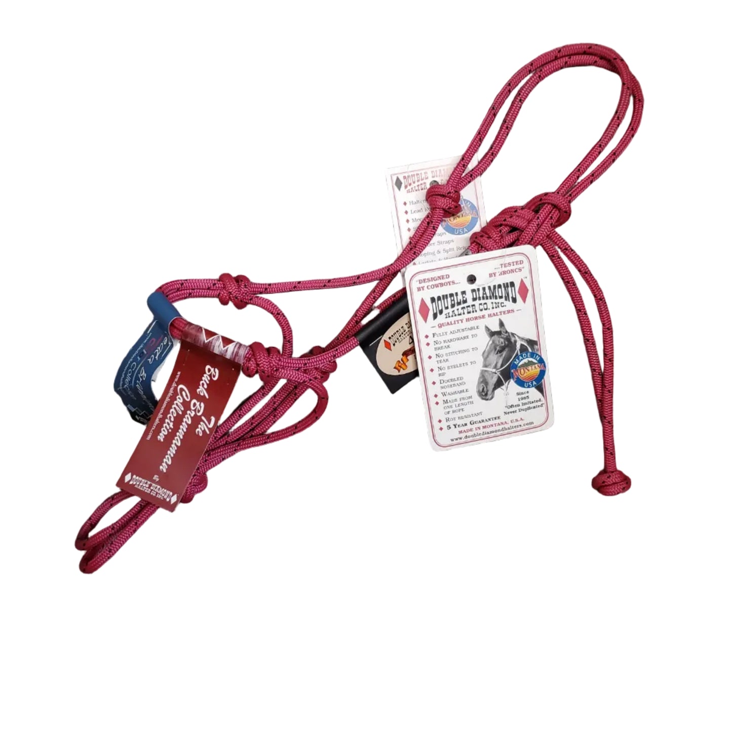 'The Buck Brannaman Collection' #124 Series Rope Halter by Double Diamond - FOAL SIZE