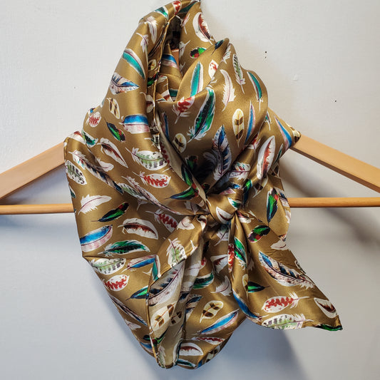 Gold Feathers Wild Rag by M&F®