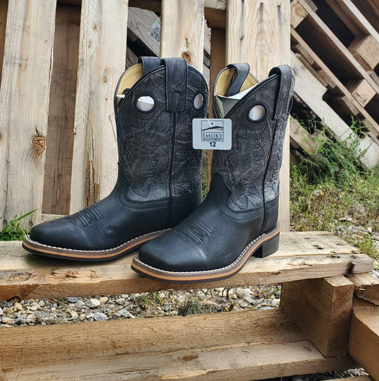 'Duke' Wide Square Toe Children & Youth Boot by Boulet®