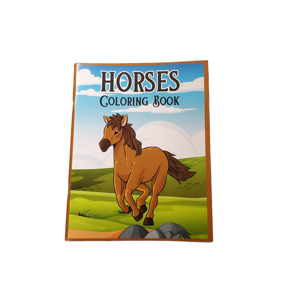 Horses Coloring Book