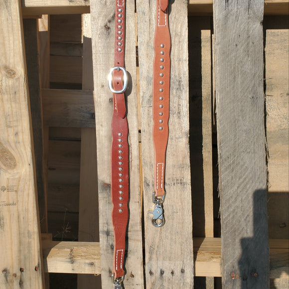 Leather & Spots Wither Strap by Western Rawhide®