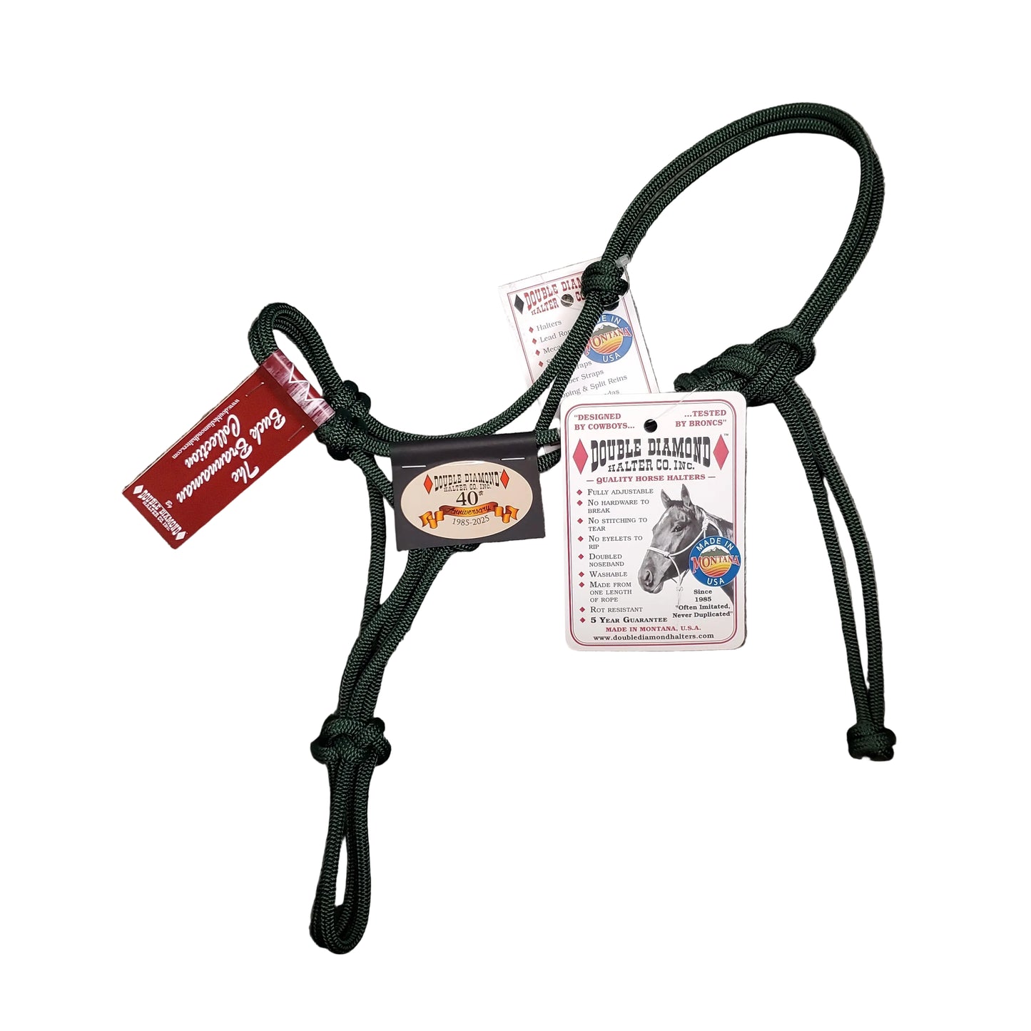 'The Buck Brannaman Collection' #124 Series Rope Halter by Double Diamond - FOAL SIZE