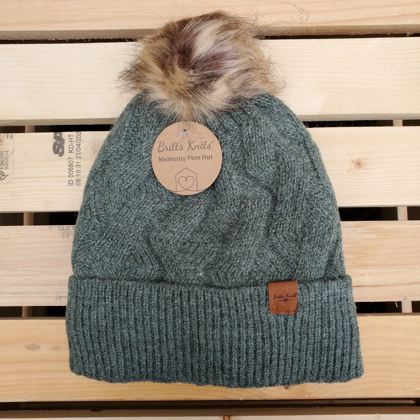 Mainstay Pom Toque by Britt's Knits®