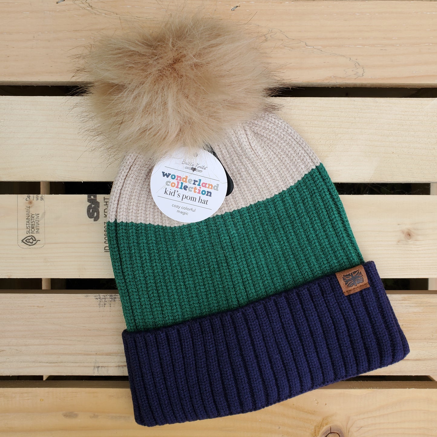 Kid's Pom Toque by Britt's Knits®