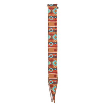 brown southwest print tail bag
