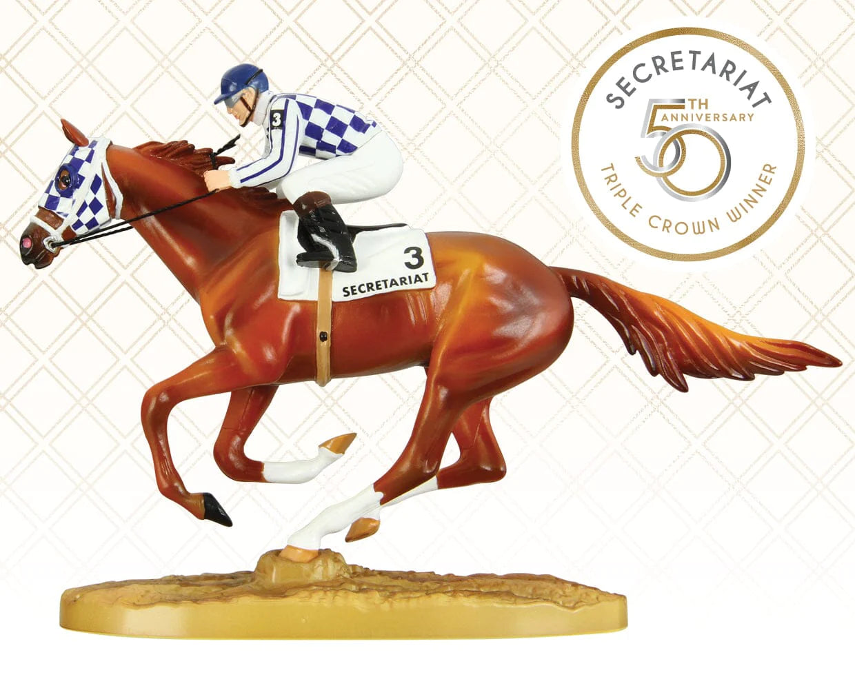 'Secretariat' 50th Anniversary Horse Mini Figurine by Breyer®