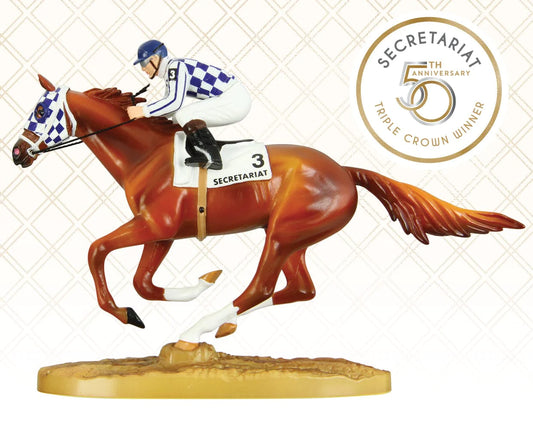 'Secretariat' 50th Anniversary Horse Mini Figurine by Breyer®