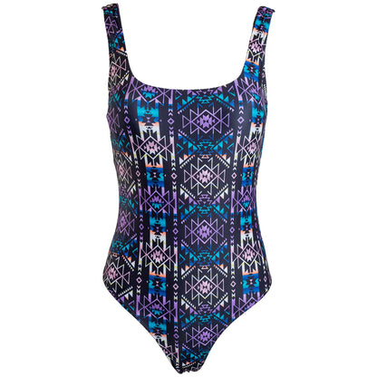 Black Aztec 'Ollie' Women's One Piece Swimsuit by Hooey®