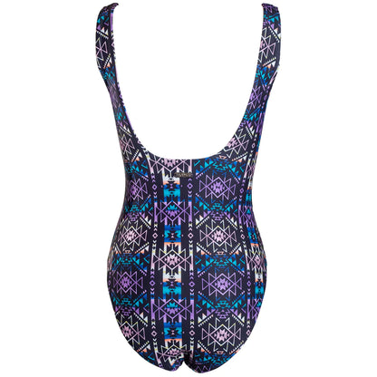Black Aztec 'Ollie' Women's One Piece Swimsuit by Hooey®
