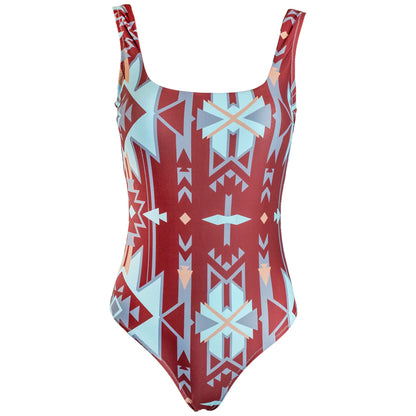 Rust & Aztec 'Ollie' Women's One Piece Swimsuit by Hooey®