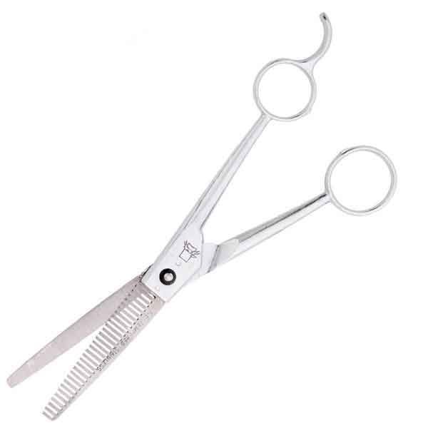 thinning shears for use on horse manes on a white background