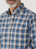 Rugged Wear™ Blue Plaid Men's Shirt by Wrangler®