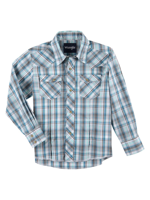 Classic Plaid Boy's Shirt by Wrangler®