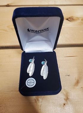 Silver Freedom Feather Earrings by Montana Silversmiths®