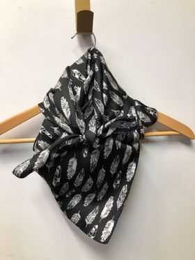 Black and White Feather Wild Rage by Austin Accents