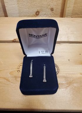 Sparkly Horseshoe Nail Earrings by Montana Silversmiths