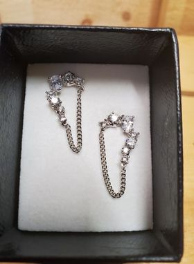 Looped Cluster Chain Earrings by Montana Silversmiths
